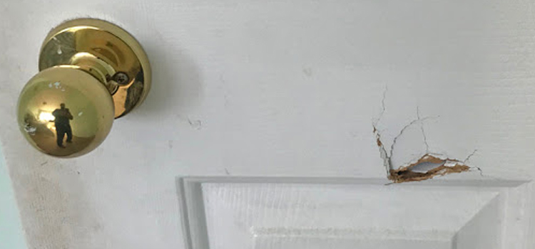 interior door hole repair Valley Center